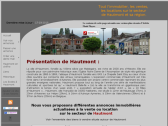hautmont-immobilier.com website preview