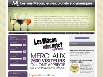 vins-macon.com website preview