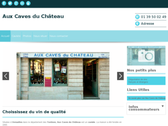 aux-caves-du-chateau-versailles.fr website preview
