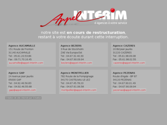 appel-interim.fr website preview
