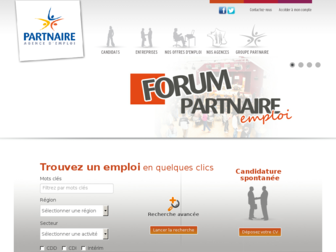 partnaire.fr website preview
