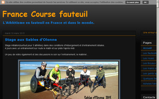 france-coursefauteuil.blogspot.com website preview