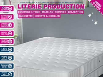 literie-production.com website preview