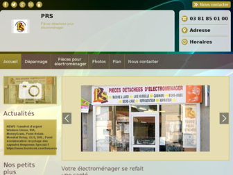 pieces-electromenager-besancon-prs.fr website preview