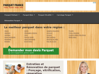 parquet-france.com website preview