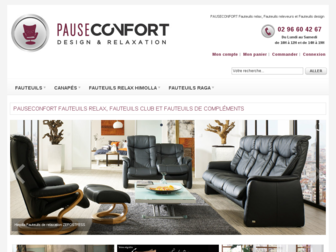 pause-confort.com website preview