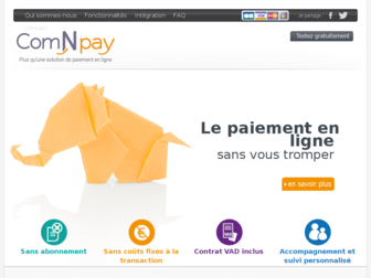 comnpay.com website preview