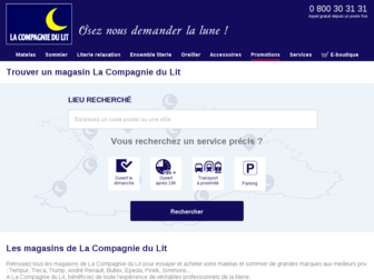 magasin.lacompagniedulit.com website preview