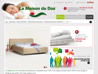 la-maison-du-dos.com website preview