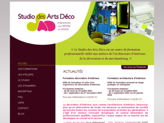 studiodesartsdeco.fr website preview