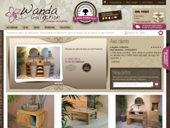 wanda-collection.com website preview