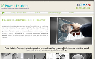 interimroumanie.net website preview