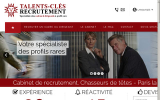 recrutement-cabinet.com website preview