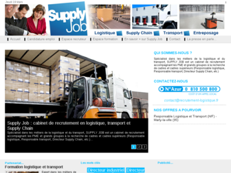 recrutement-logistique.fr website preview