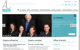 ajconseil.fr website preview