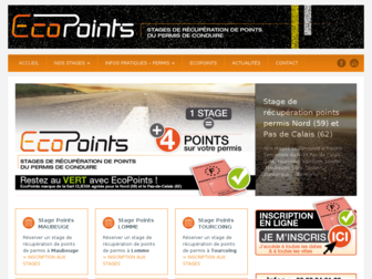 ecopoints-stage-permis.fr website preview