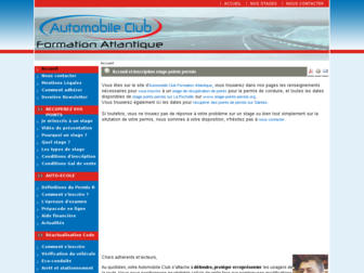 automobile-club-formation.org website preview