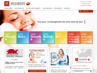 allibert.fr website preview