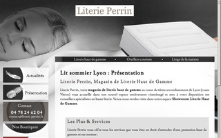 literie-perrin.fr website preview