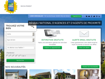 immobilier-vitryenartois.fr website preview