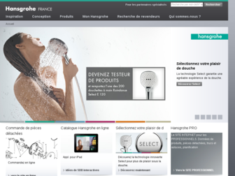 hansgrohe.fr website preview