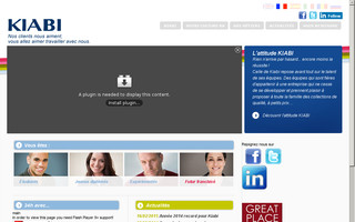 emploi.kiabi.fr website preview