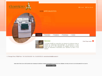 depannage-damipe-idf.com website preview