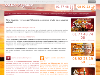 adria-voyance.fr website preview