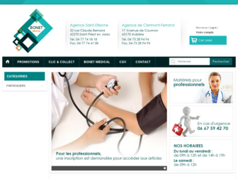 bonetmedical.fr website preview