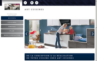 art-cuisines-calvados.fr website preview