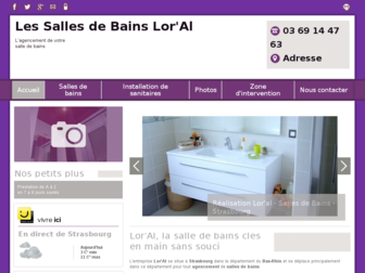 loral-salle-de-bains-strasbourg.fr website preview