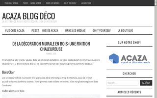 blog.acaza.fr website preview