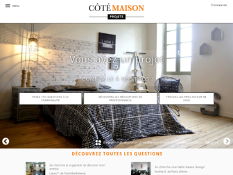 projets.cotemaison.fr website preview