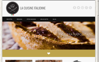 lacuisineitalienne.fr website preview
