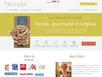 pretapousser.fr website preview