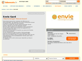 enviegard.fr website preview