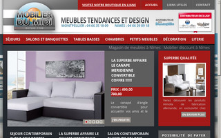 mobilierdumidi.fr website preview