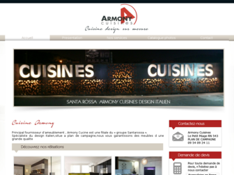 armonycuisines.fr website preview