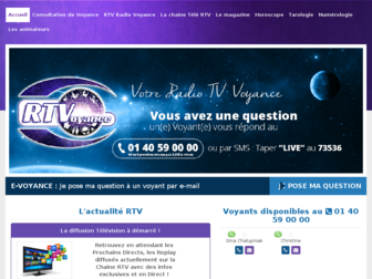 rtv-voyance.com website preview