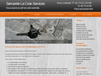 lacroixservices.fr website preview