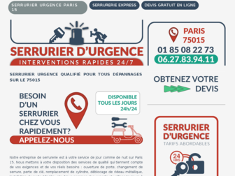 urgence-serrurier-paris15.fr website preview