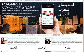voyance-maghreb.com website preview