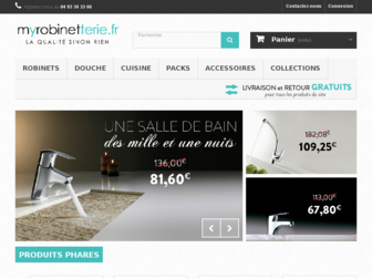 myrobinetterie.fr website preview