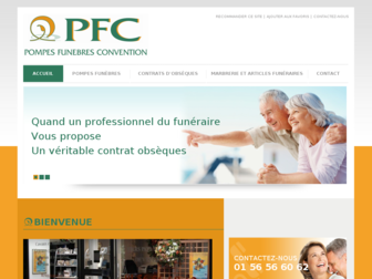pompes-funebres-convention.fr website preview