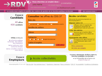 cdg37.rdvemploipublic.fr website preview