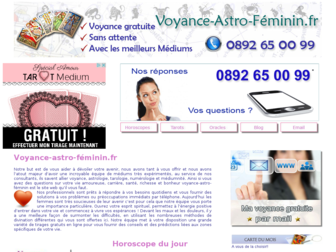 voyance-astro-feminin.fr website preview