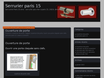 serrurier.paris-15.com website preview