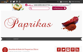 paprikas.fr website preview
