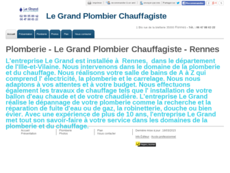 legrand-plombier-rennes.fr website preview