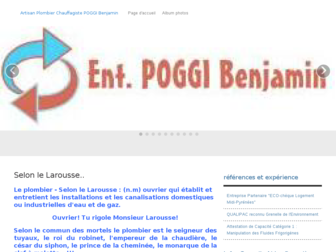 poggi-plombier.fr website preview